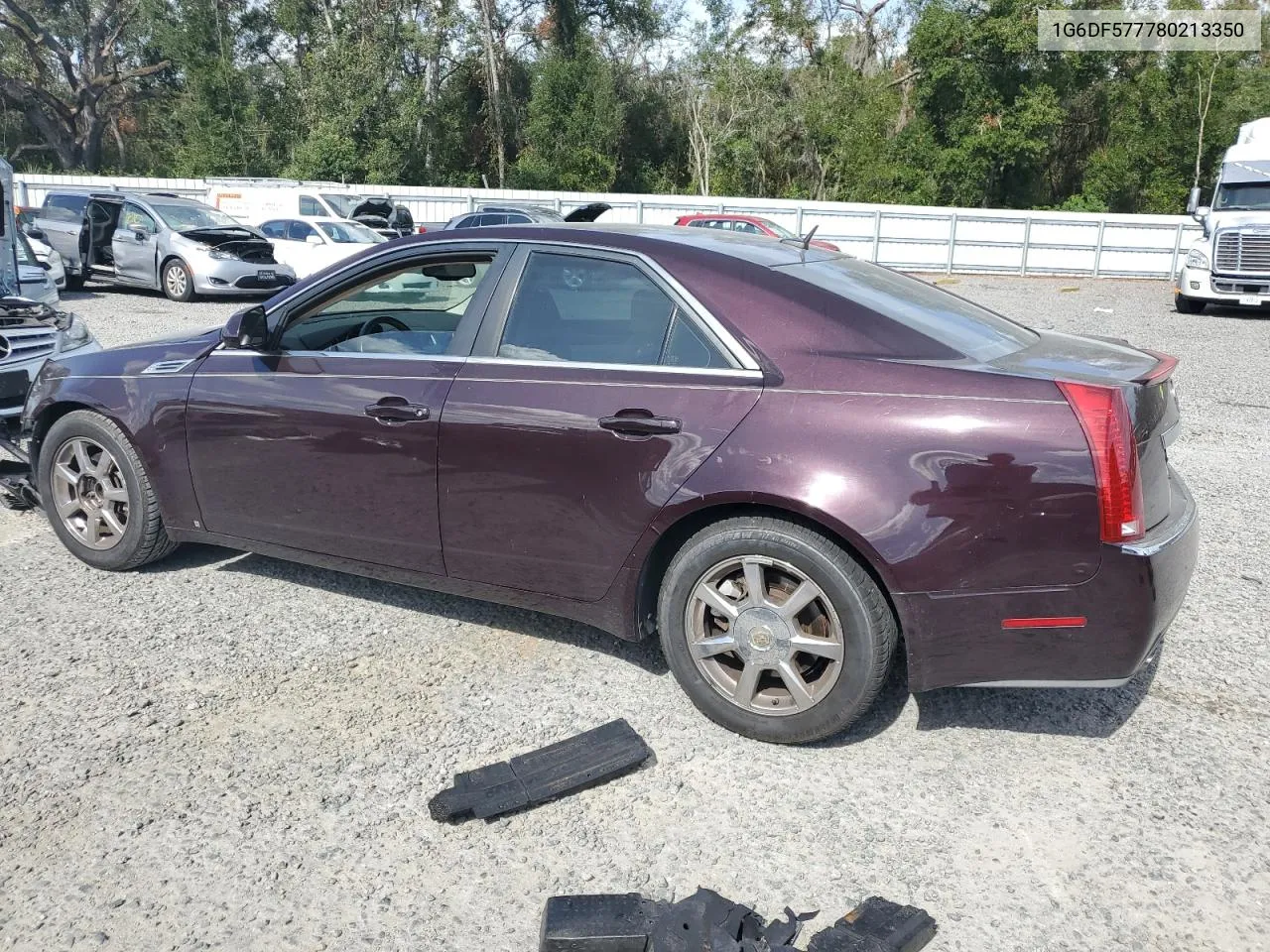 2008 Cadillac Cts VIN: 1G6DF577780213350 Lot: 79569024