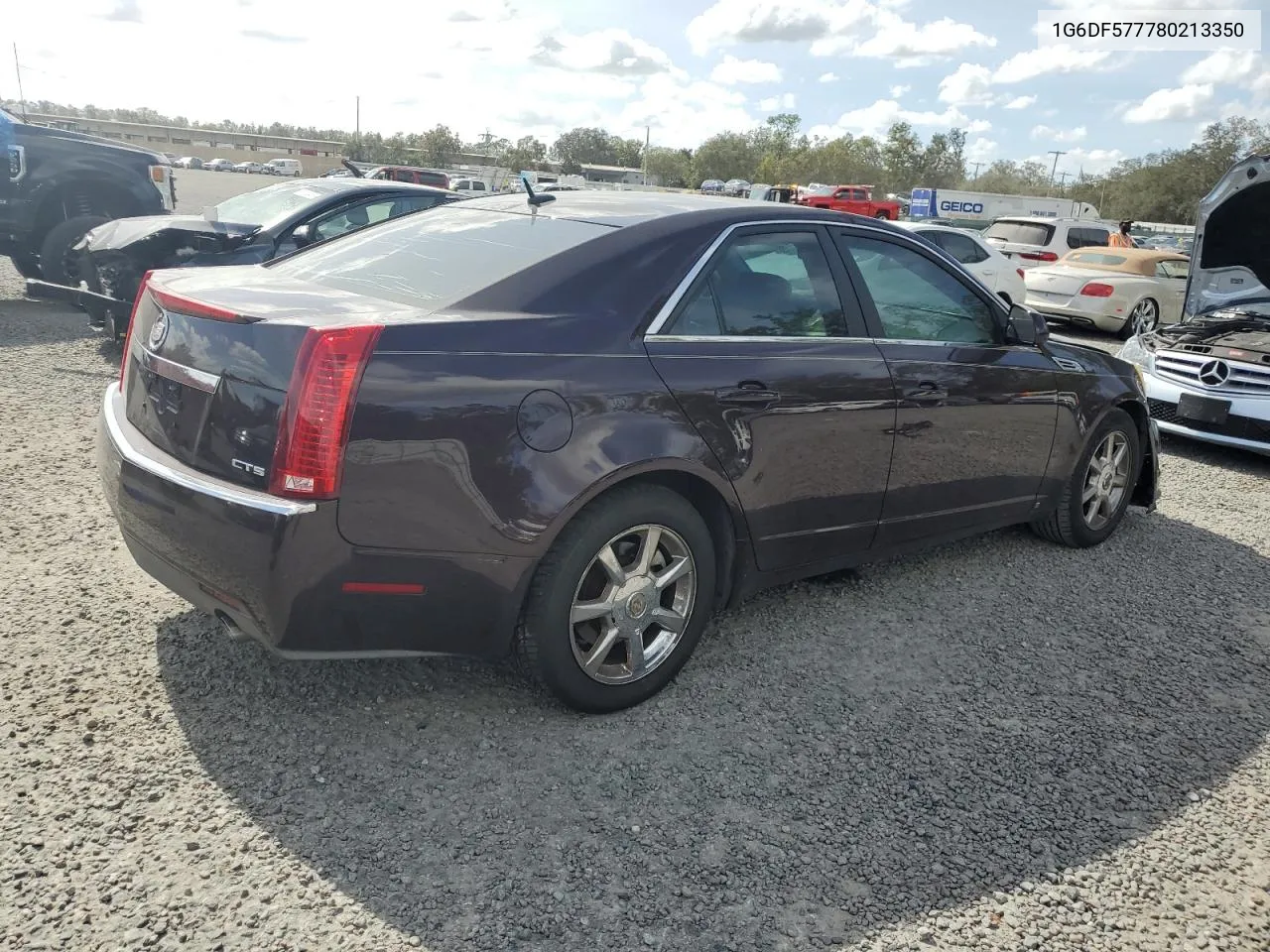 2008 Cadillac Cts VIN: 1G6DF577780213350 Lot: 79569024