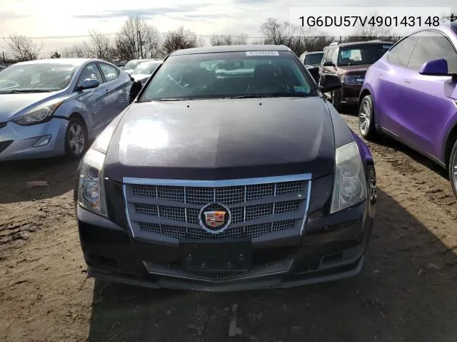 2009 Cadillac Cts Hi Feature V6 VIN: 1G6DU57V490143148 Lot: 61621814