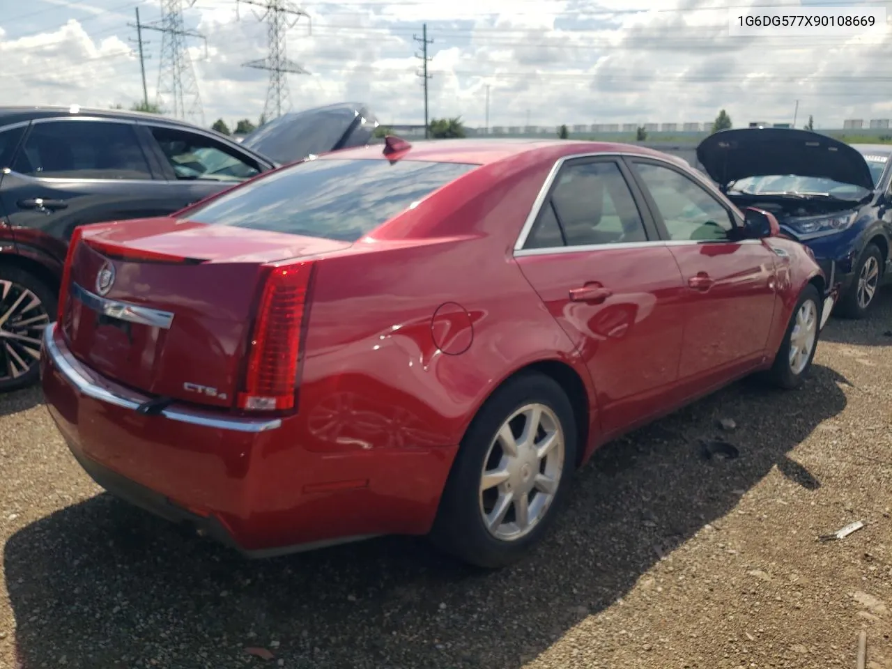 2009 Cadillac Cts VIN: 1G6DG577X90108669 Lot: 61735934