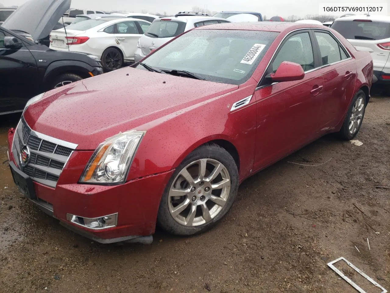 2009 Cadillac Cts Hi Feature V6 VIN: 1G6DT57V690112017 Lot: 62604064