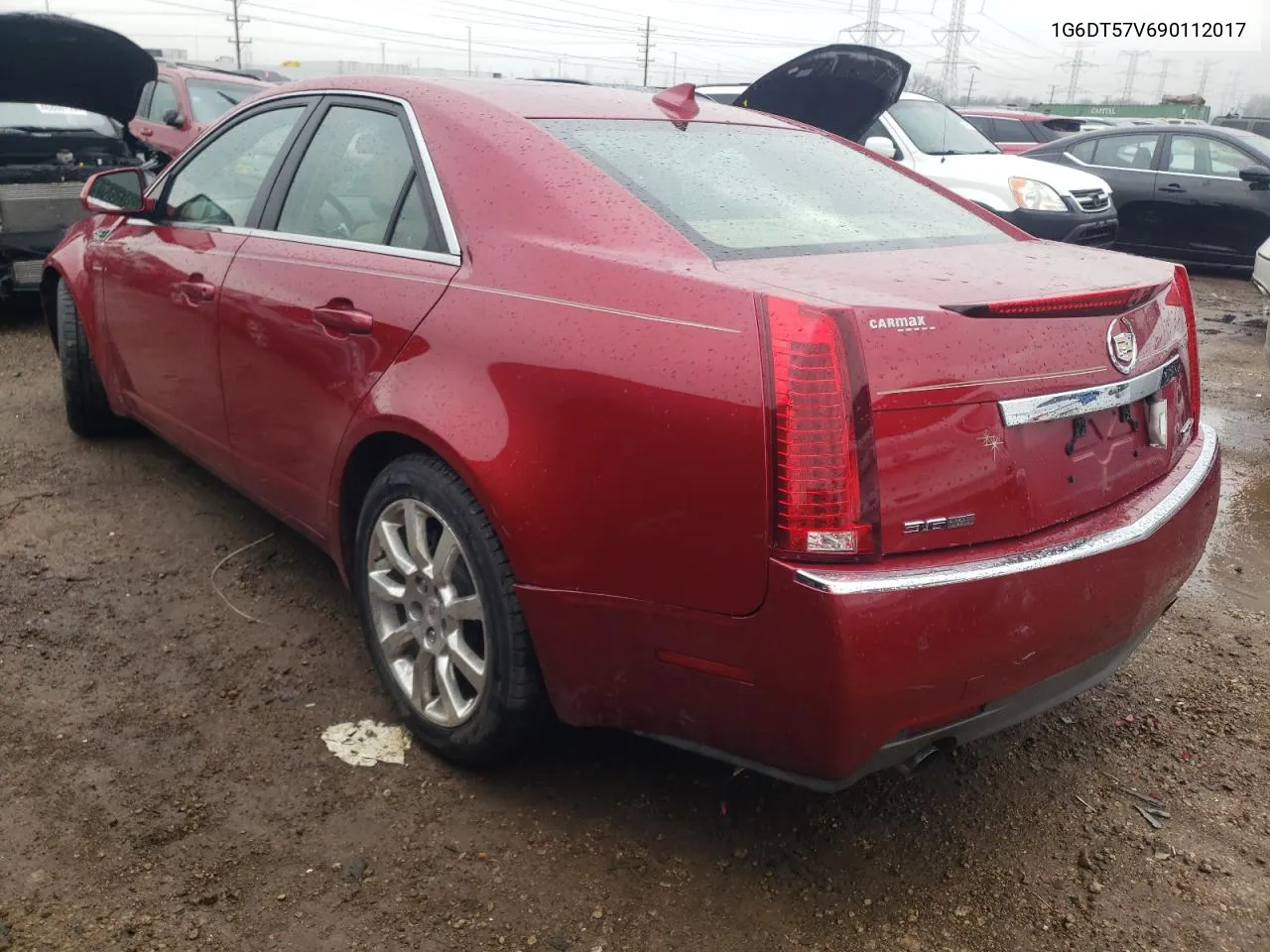 2009 Cadillac Cts Hi Feature V6 VIN: 1G6DT57V690112017 Lot: 62604064