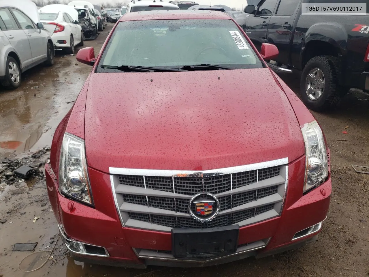 2009 Cadillac Cts Hi Feature V6 VIN: 1G6DT57V690112017 Lot: 62604064