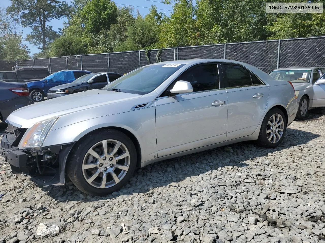 2009 Cadillac Cts Hi Feature V6 VIN: 1G6DT57V890136996 Lot: 69999594