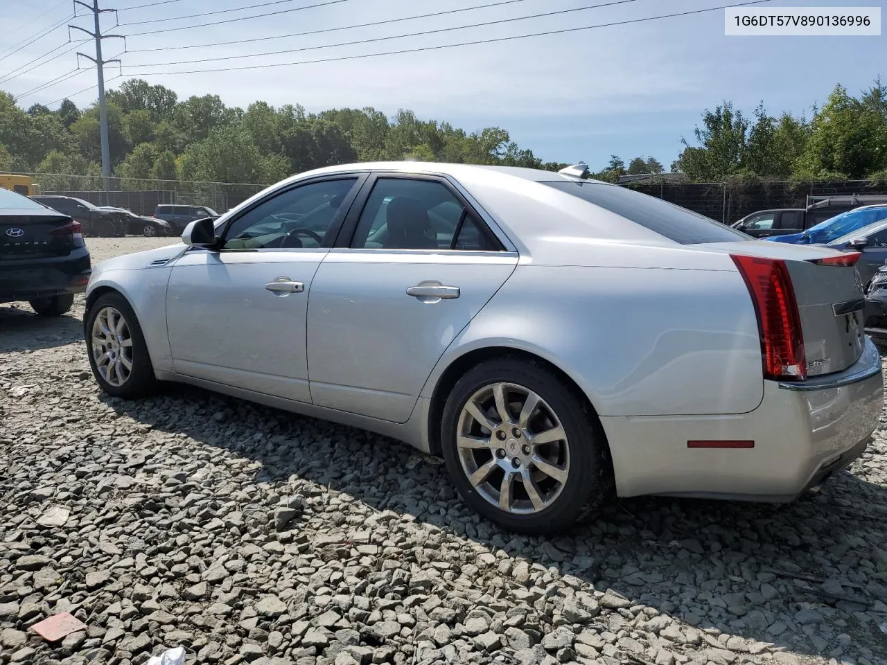 2009 Cadillac Cts Hi Feature V6 VIN: 1G6DT57V890136996 Lot: 69999594