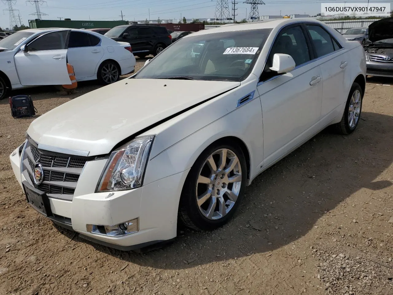 2009 Cadillac Cts Hi Feature V6 VIN: 1G6DU57VX90147947 Lot: 71367684