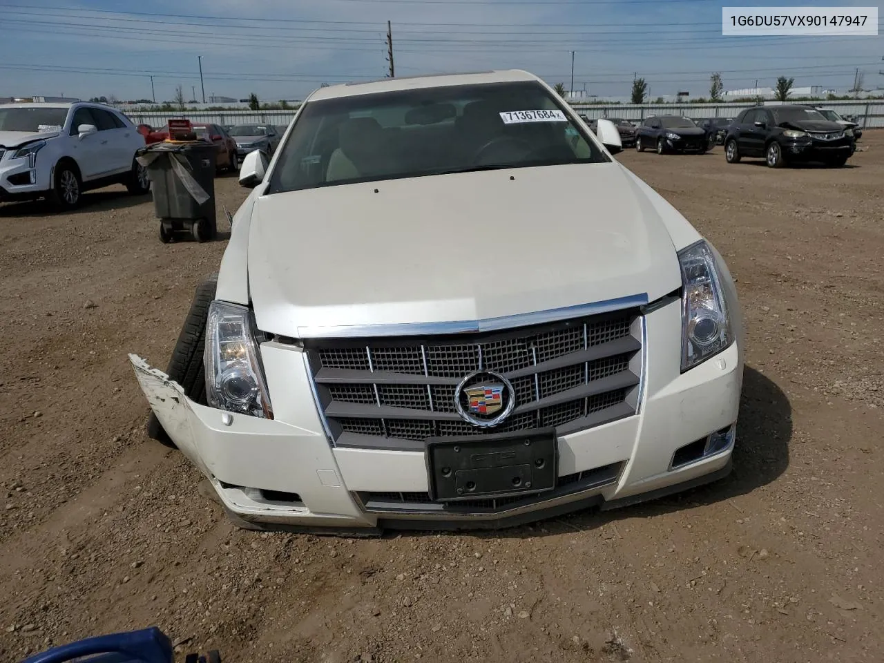 2009 Cadillac Cts Hi Feature V6 VIN: 1G6DU57VX90147947 Lot: 71367684