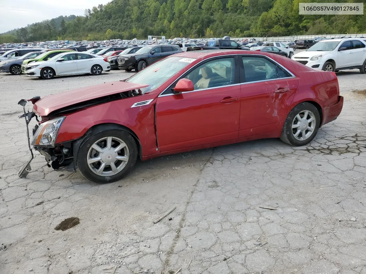 2009 Cadillac Cts Hi Feature V6 VIN: 1G6DS57V490127845 Lot: 71753964