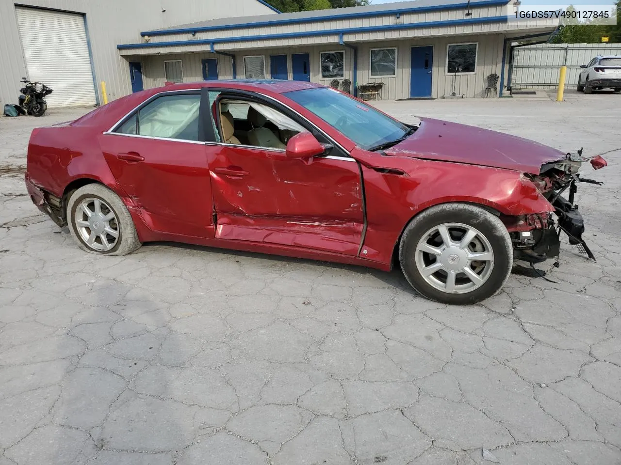 2009 Cadillac Cts Hi Feature V6 VIN: 1G6DS57V490127845 Lot: 71753964