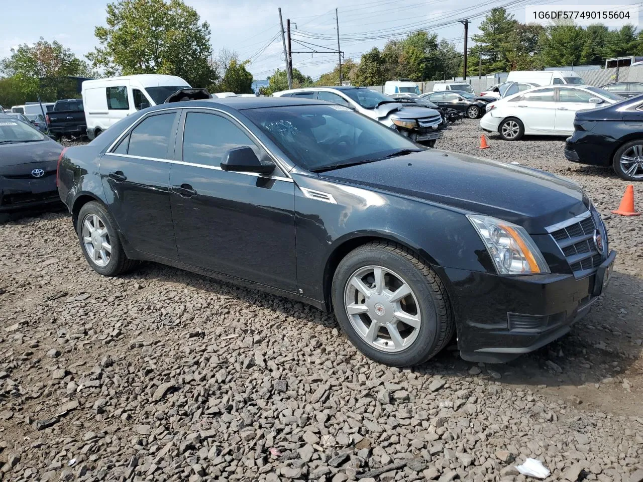 2009 Cadillac Cts VIN: 1G6DF577490155604 Lot: 72563784