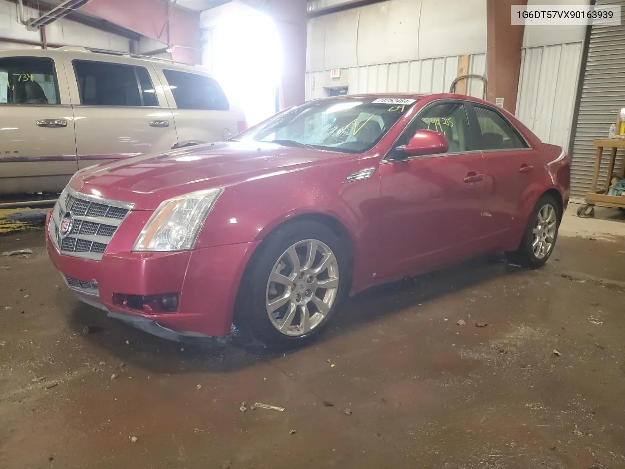 2009 Cadillac Cts Hi Feature V6 VIN: 1G6DT57VX90163939 Lot: 74252464