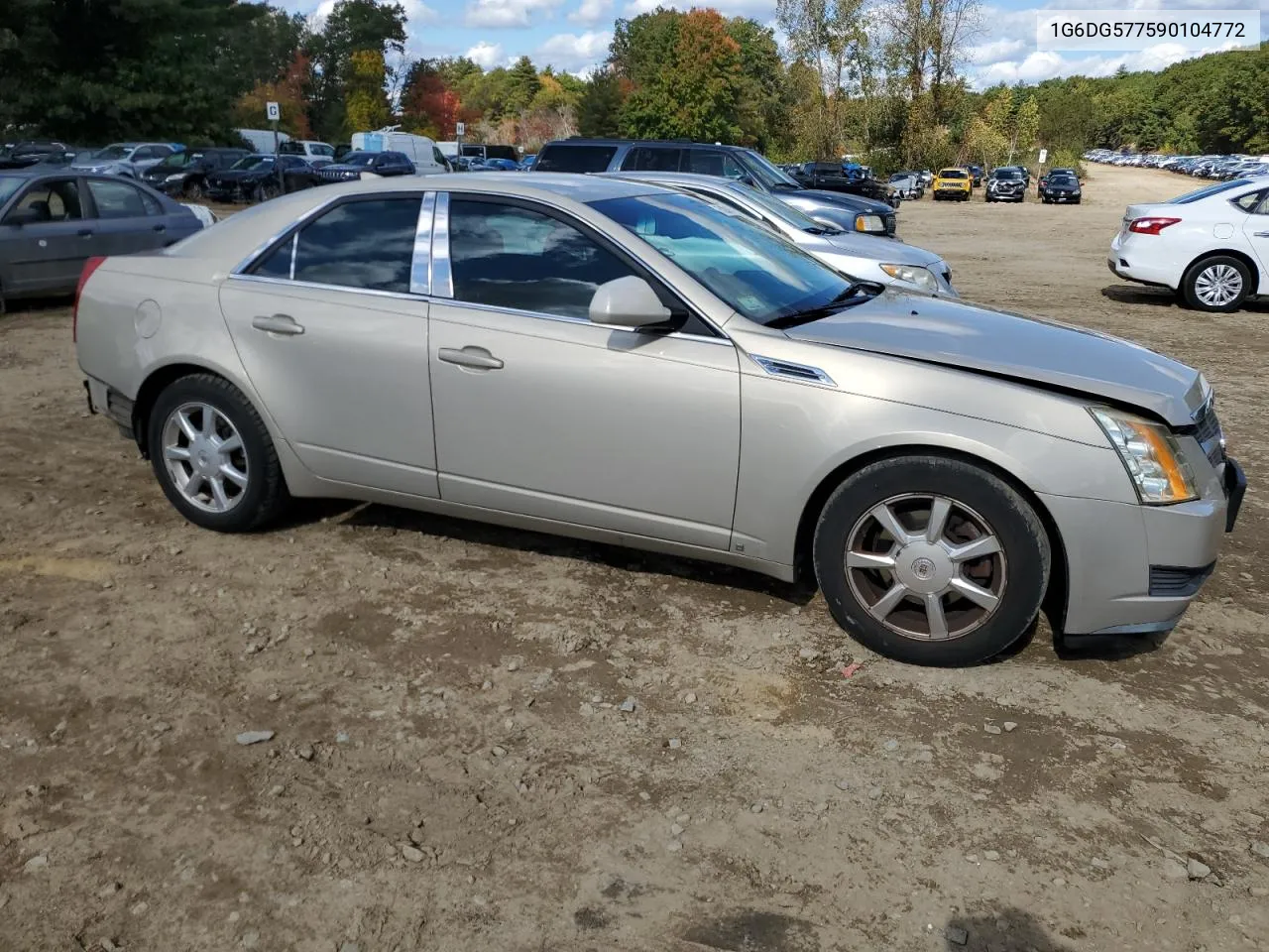 2009 Cadillac Cts VIN: 1G6DG577590104772 Lot: 75291304