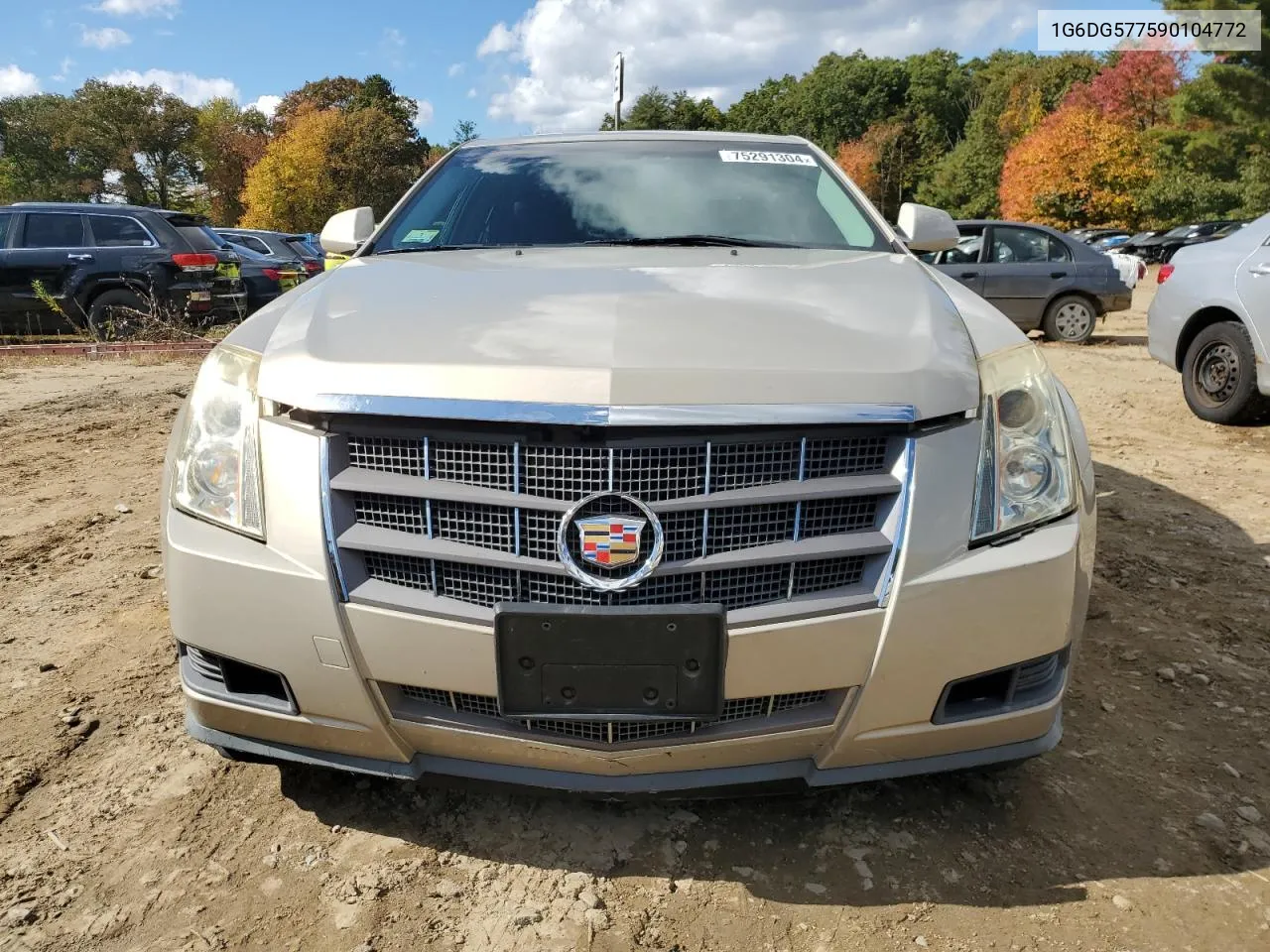 2009 Cadillac Cts VIN: 1G6DG577590104772 Lot: 75291304