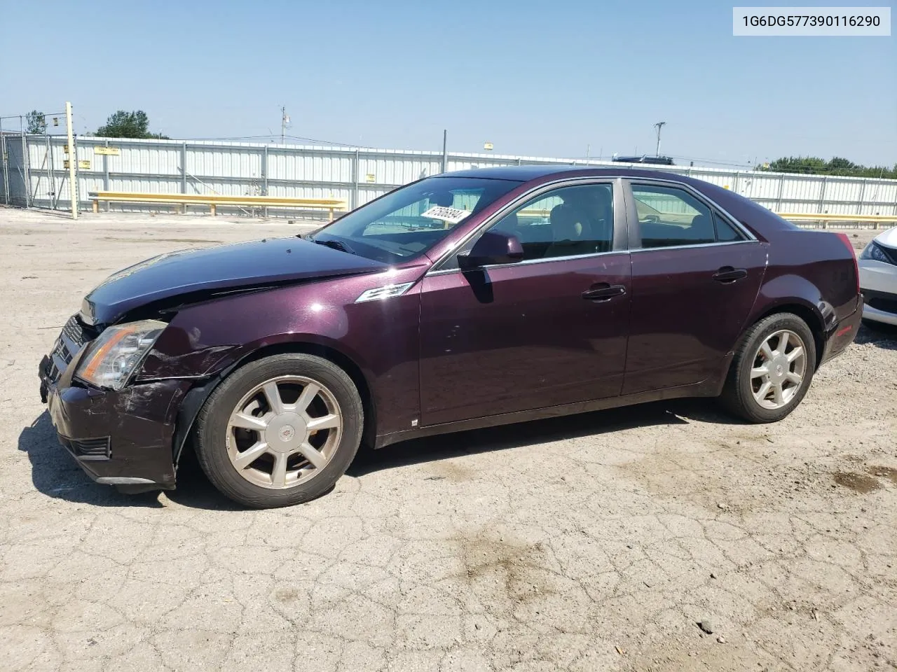 2009 Cadillac Cts VIN: 1G6DG577390116290 Lot: 75328304