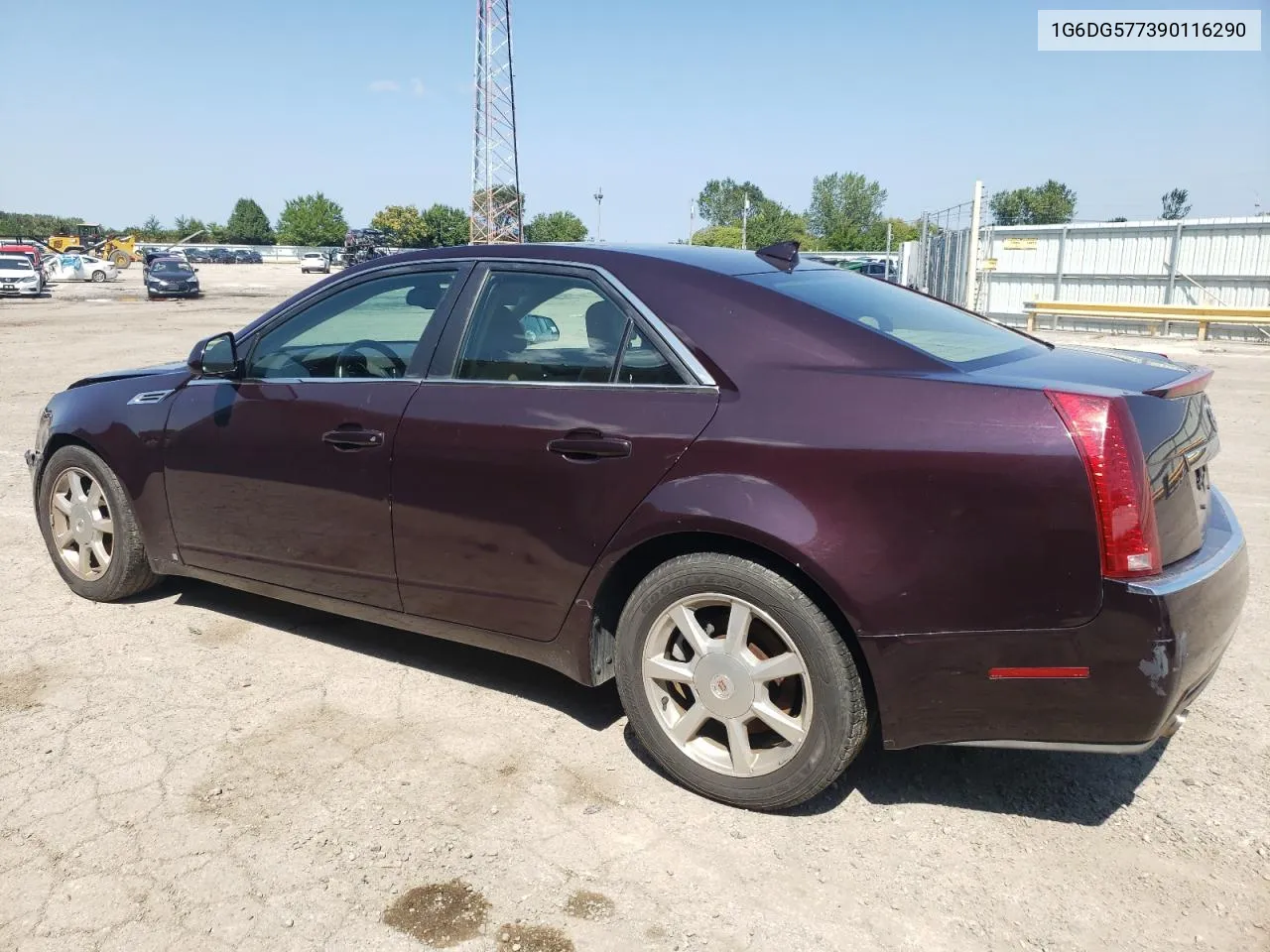 2009 Cadillac Cts VIN: 1G6DG577390116290 Lot: 75328304