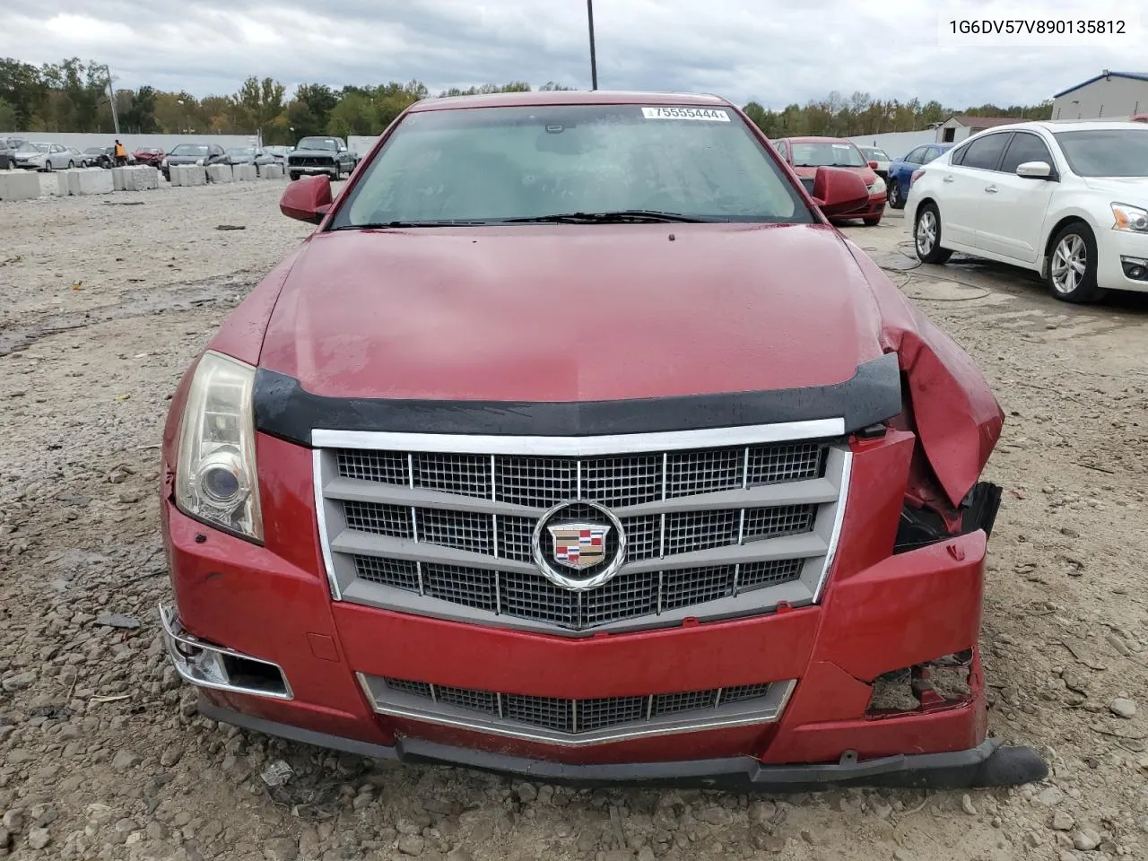 2009 Cadillac Cts Hi Feature V6 VIN: 1G6DV57V890135812 Lot: 75555444