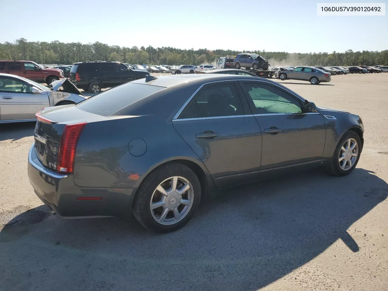 2009 Cadillac Cts Hi Feature V6 VIN: 1G6DU57V390120492 Lot: 75645744