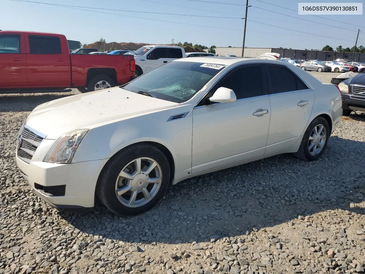 2009 Cadillac Cts Hi Feature V6 VIN: 1G6DS57V390130851 Lot: 75884764