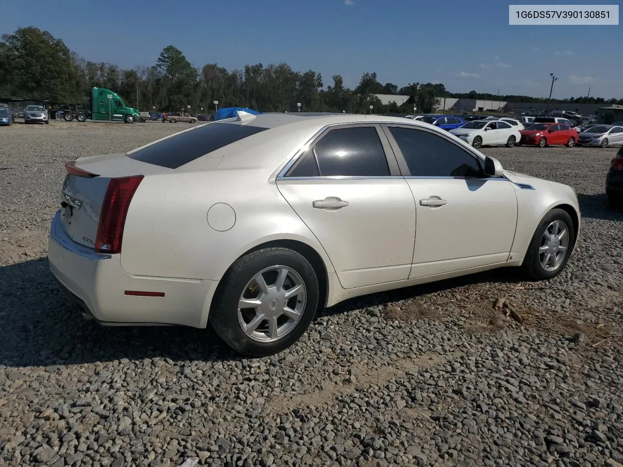 2009 Cadillac Cts Hi Feature V6 VIN: 1G6DS57V390130851 Lot: 75884764