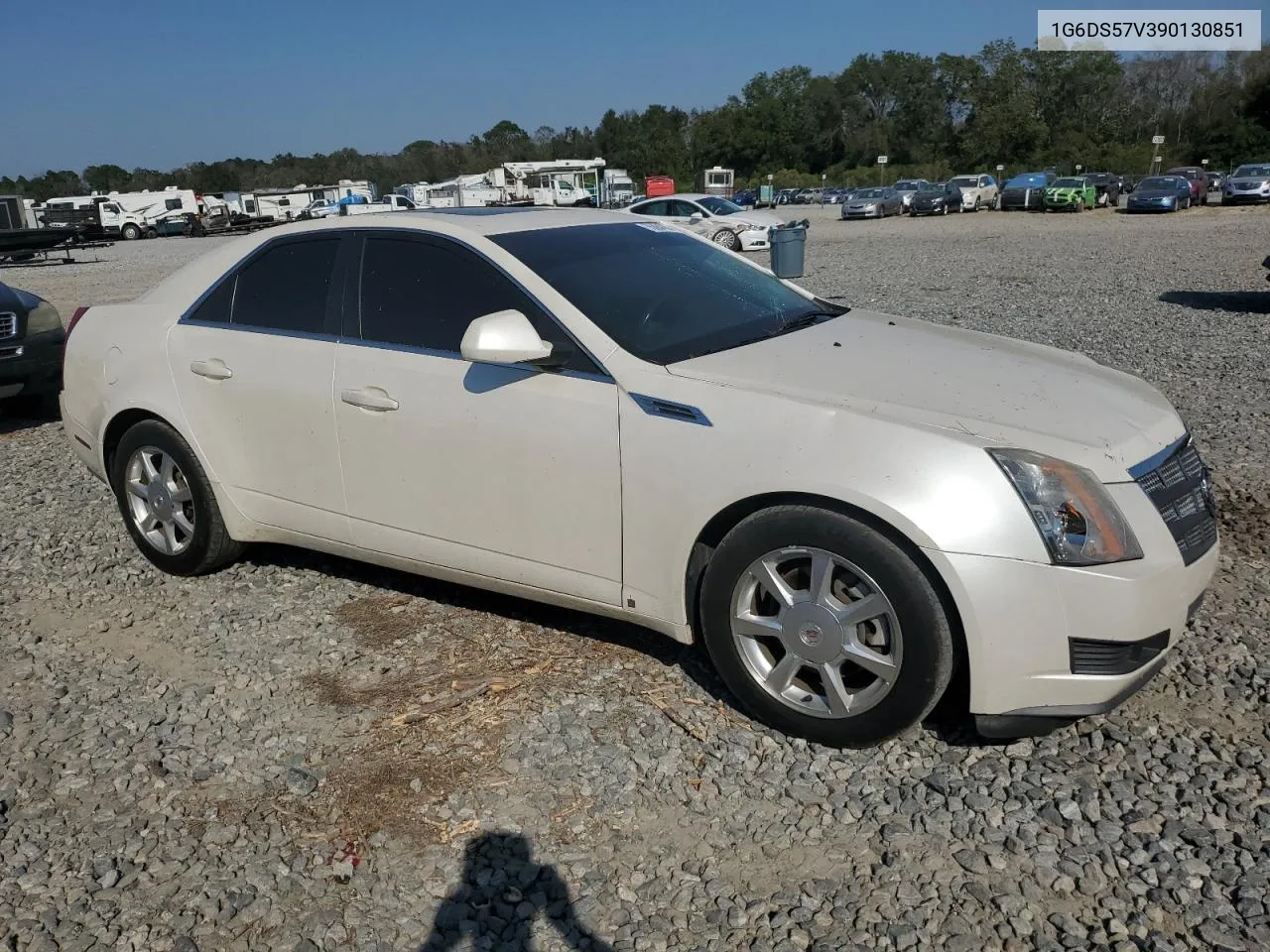 2009 Cadillac Cts Hi Feature V6 VIN: 1G6DS57V390130851 Lot: 75884764