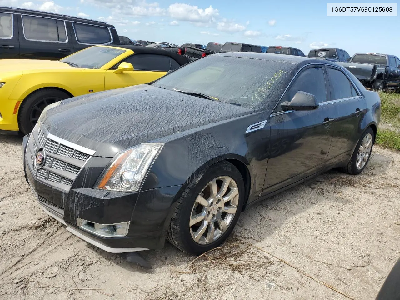 2009 Cadillac Cts Hi Feature V6 VIN: 1G6DT57V690125608 Lot: 75900054