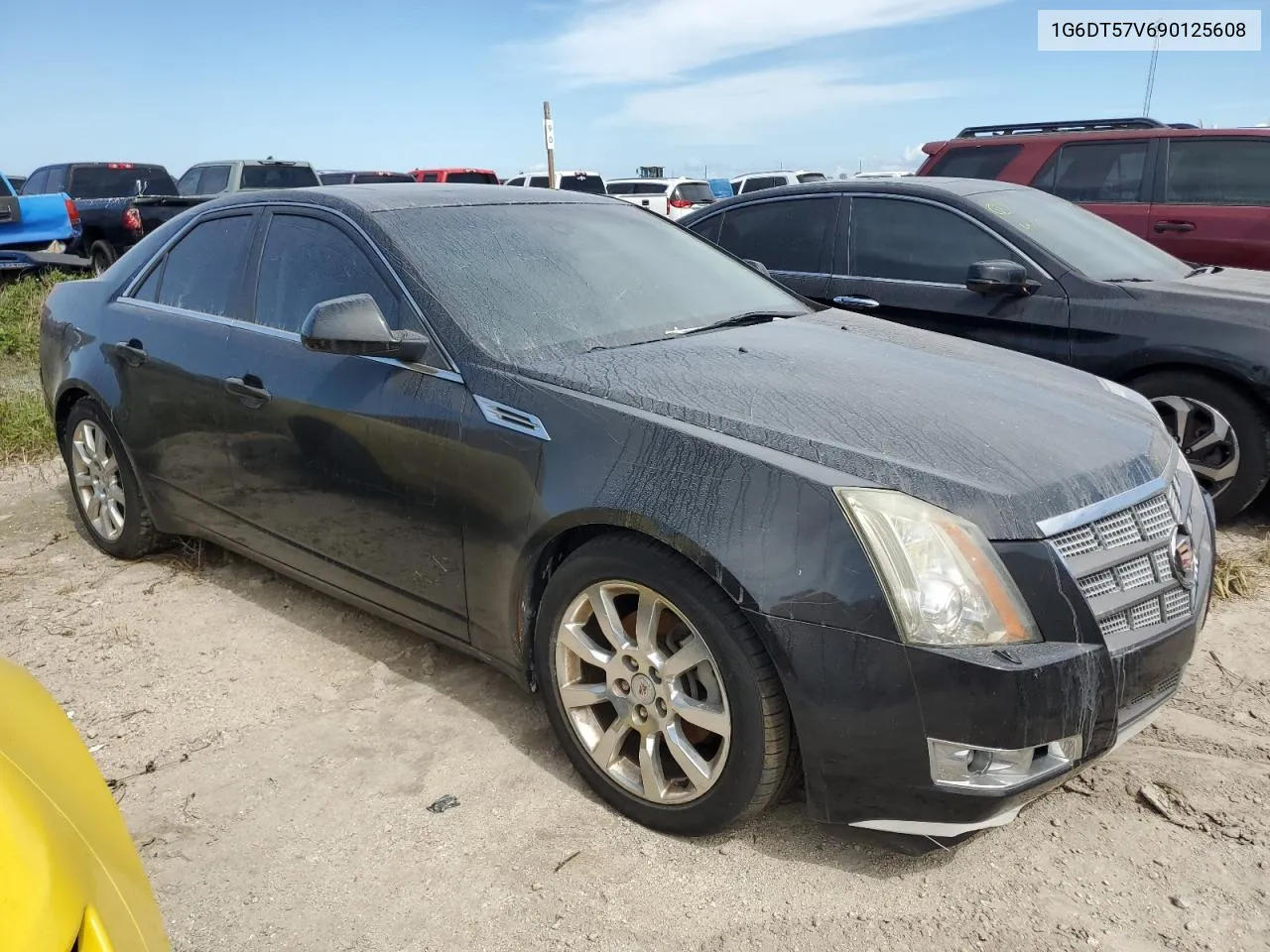 2009 Cadillac Cts Hi Feature V6 VIN: 1G6DT57V690125608 Lot: 75900054