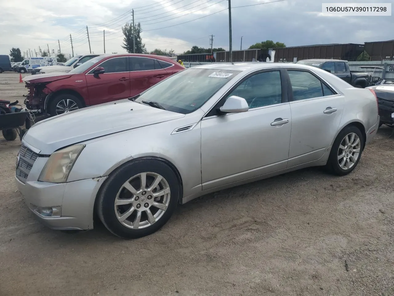 2009 Cadillac Cts Hi Feature V6 VIN: 1G6DU57V390117298 Lot: 76484724