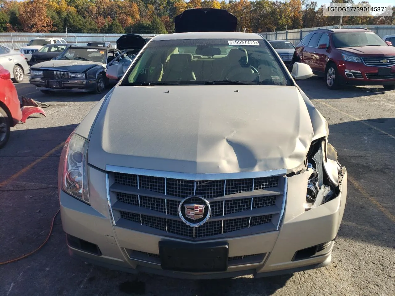 2009 Cadillac Cts VIN: 1G6DG577390145871 Lot: 76597374