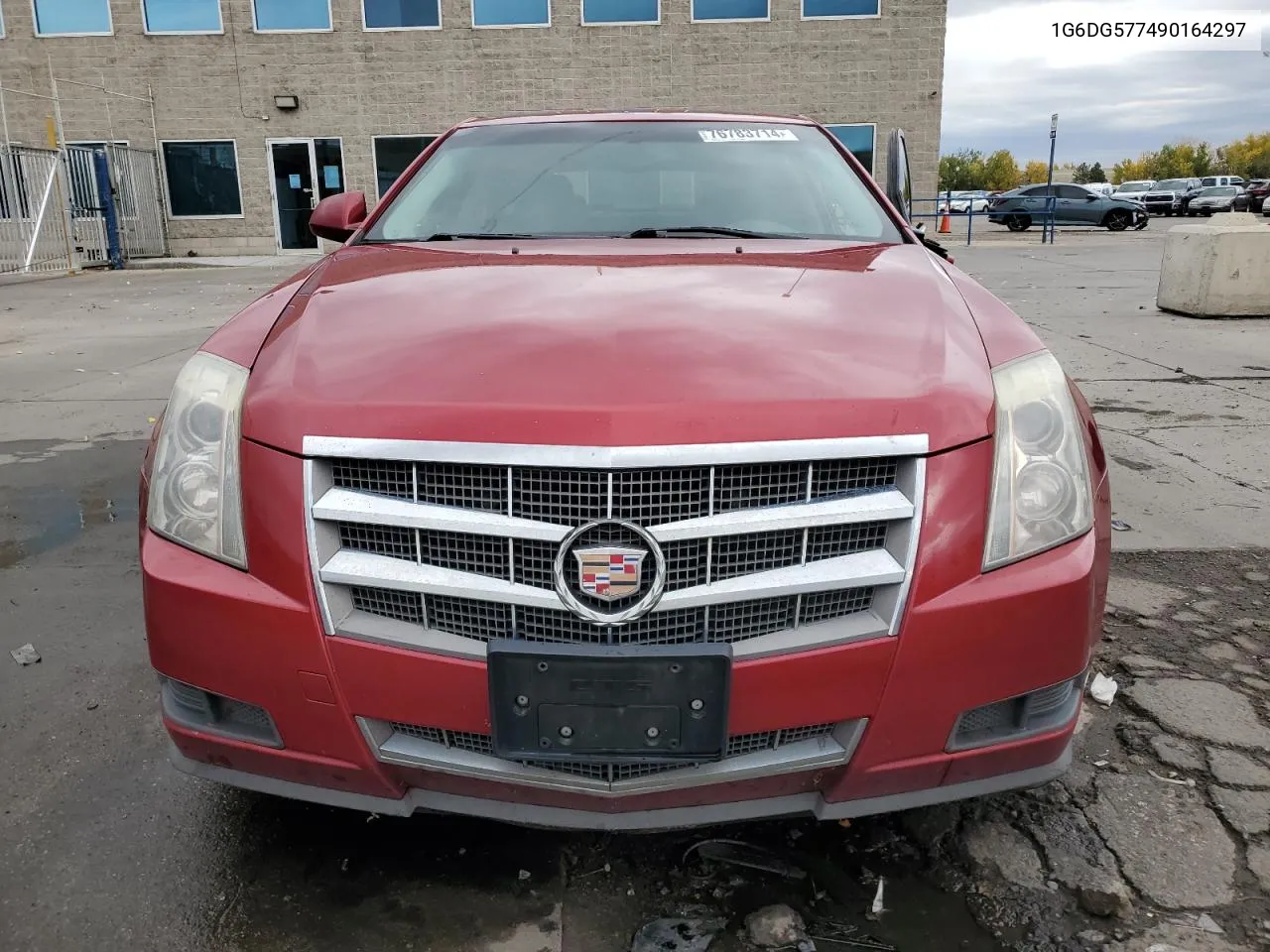 2009 Cadillac Cts VIN: 1G6DG577490164297 Lot: 76783714