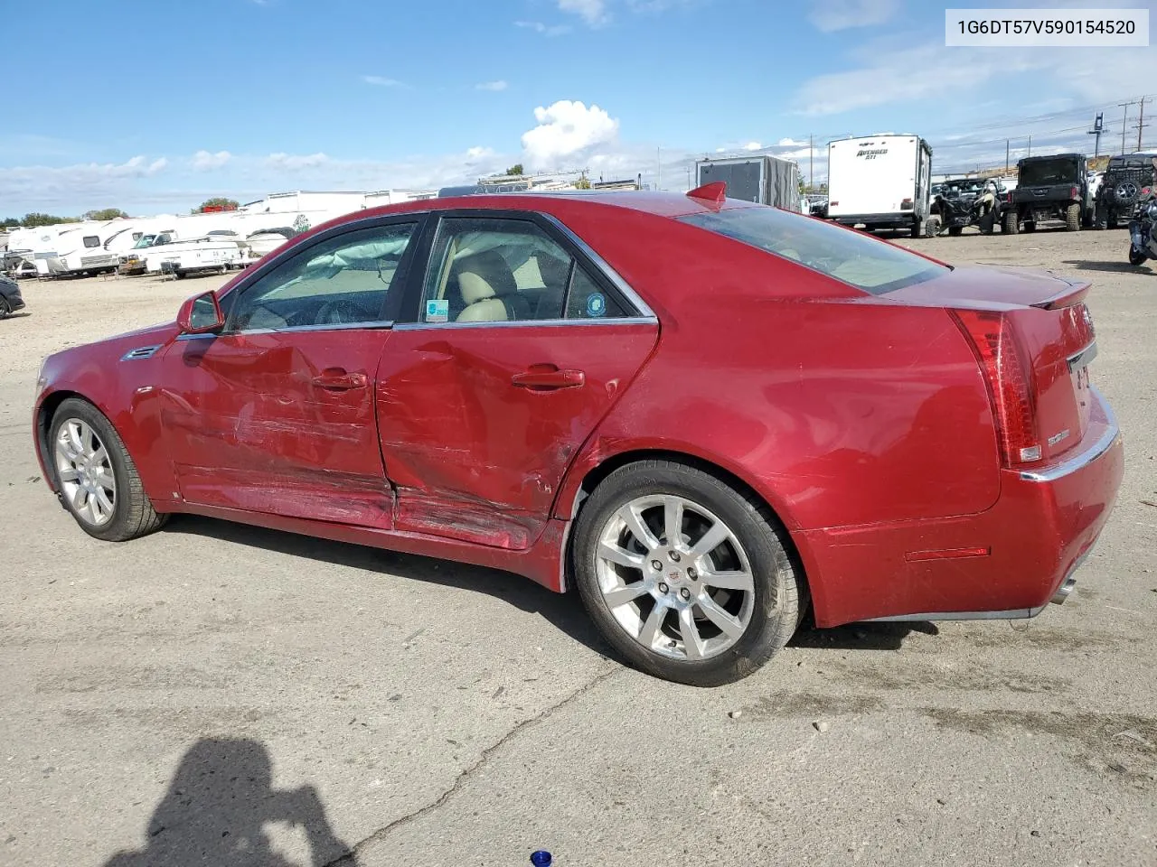 2009 Cadillac Cts Hi Feature V6 VIN: 1G6DT57V590154520 Lot: 77469024