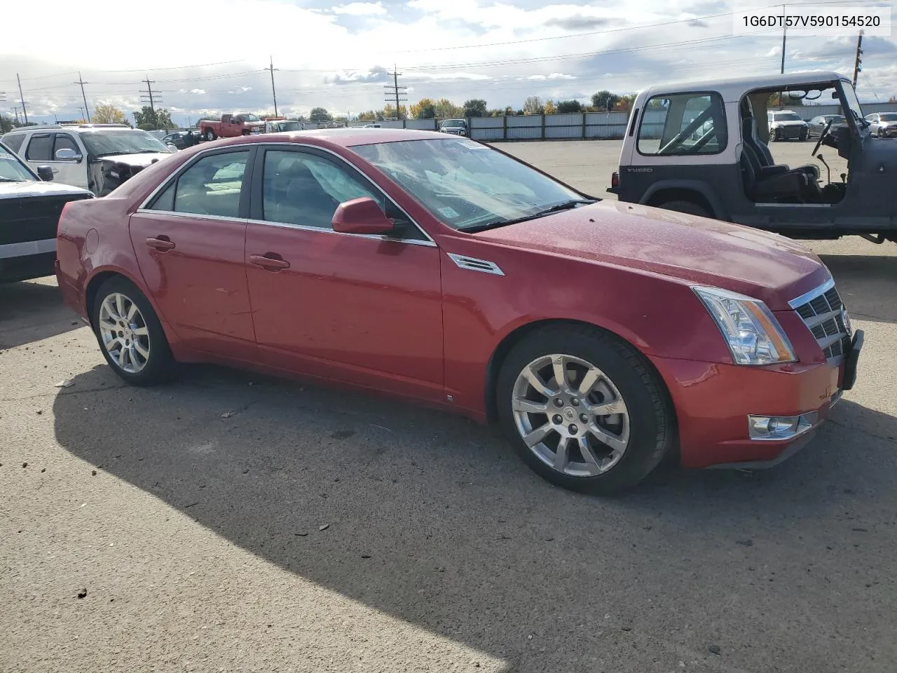 2009 Cadillac Cts Hi Feature V6 VIN: 1G6DT57V590154520 Lot: 77469024