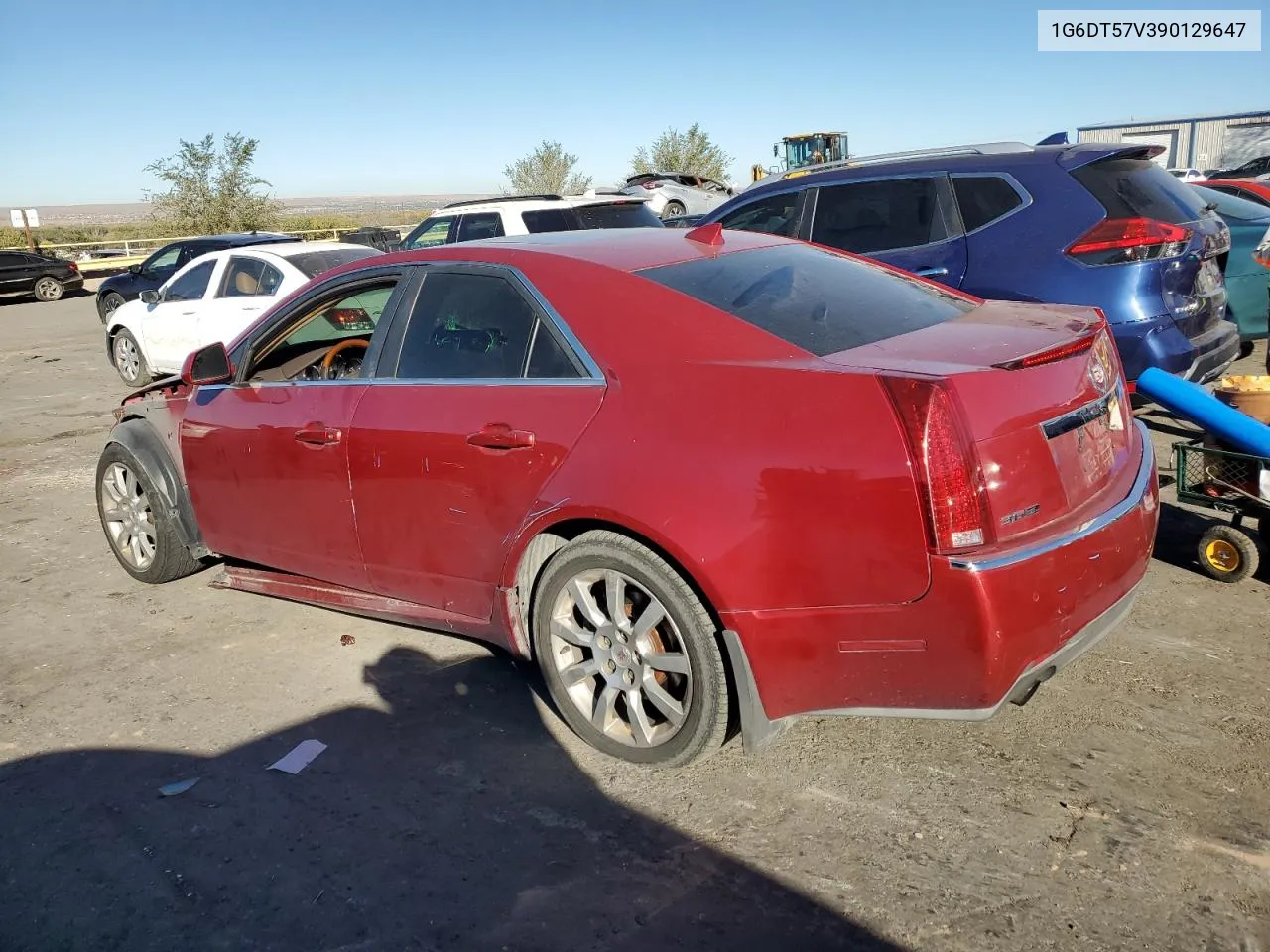 2009 Cadillac Cts Hi Feature V6 VIN: 1G6DT57V390129647 Lot: 77525374