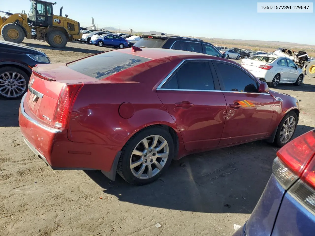 2009 Cadillac Cts Hi Feature V6 VIN: 1G6DT57V390129647 Lot: 77525374