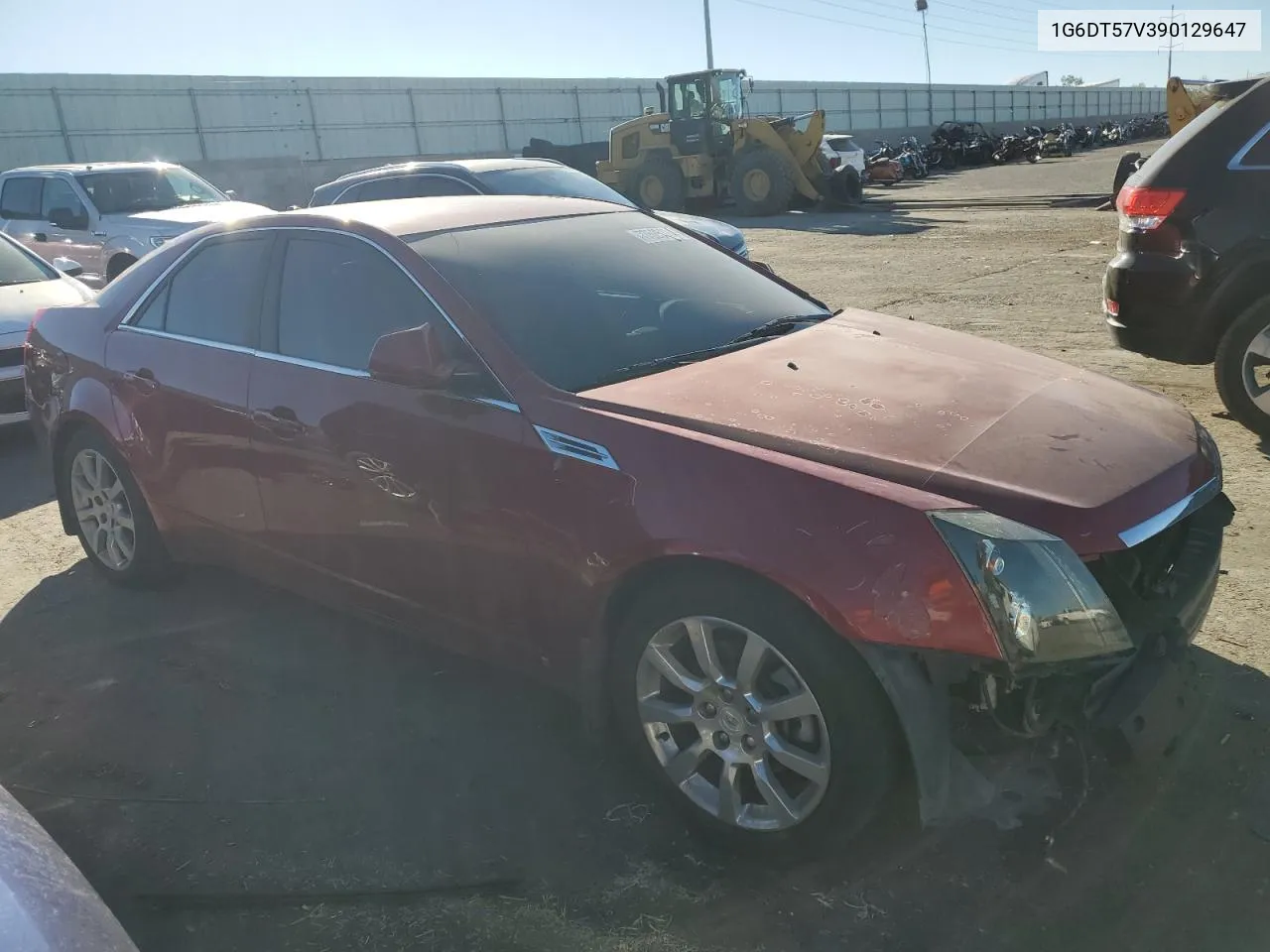 2009 Cadillac Cts Hi Feature V6 VIN: 1G6DT57V390129647 Lot: 77525374