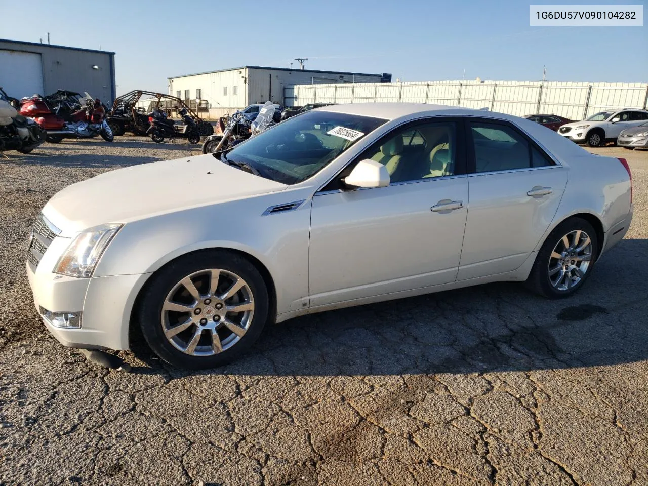 2009 Cadillac Cts Hi Feature V6 VIN: 1G6DU57V090104282 Lot: 78025664