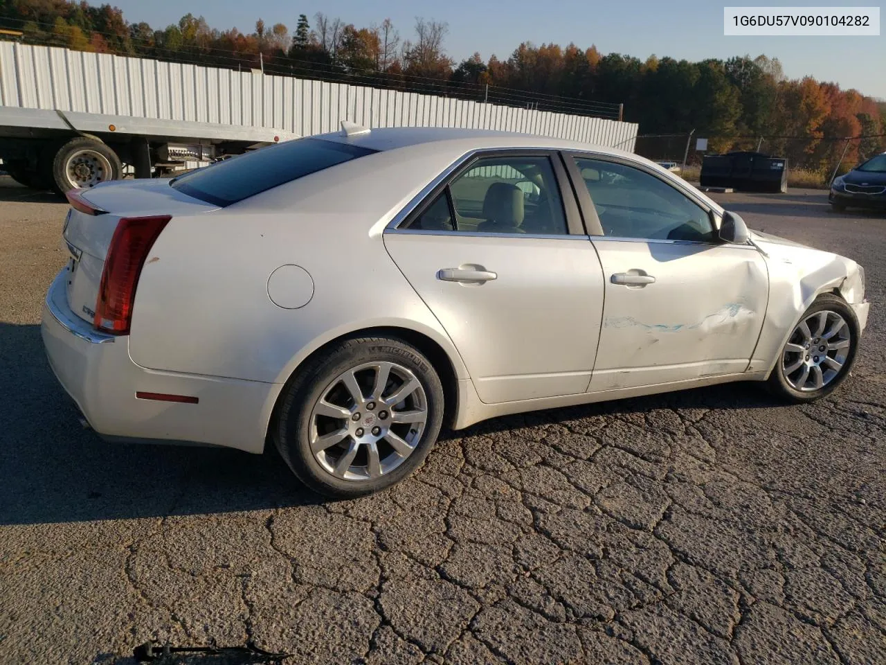 2009 Cadillac Cts Hi Feature V6 VIN: 1G6DU57V090104282 Lot: 78025664