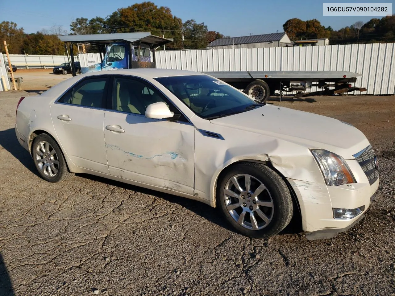 2009 Cadillac Cts Hi Feature V6 VIN: 1G6DU57V090104282 Lot: 78025664