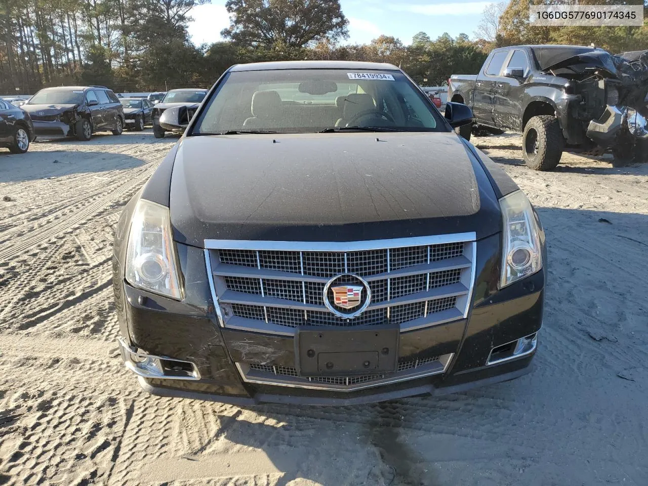 2009 Cadillac Cts VIN: 1G6DG577690174345 Lot: 78419934