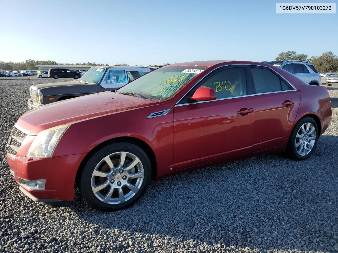 2009 Cadillac Cts Hi Feature V6 VIN: 1G6DV57V790103272 Lot: 78626424