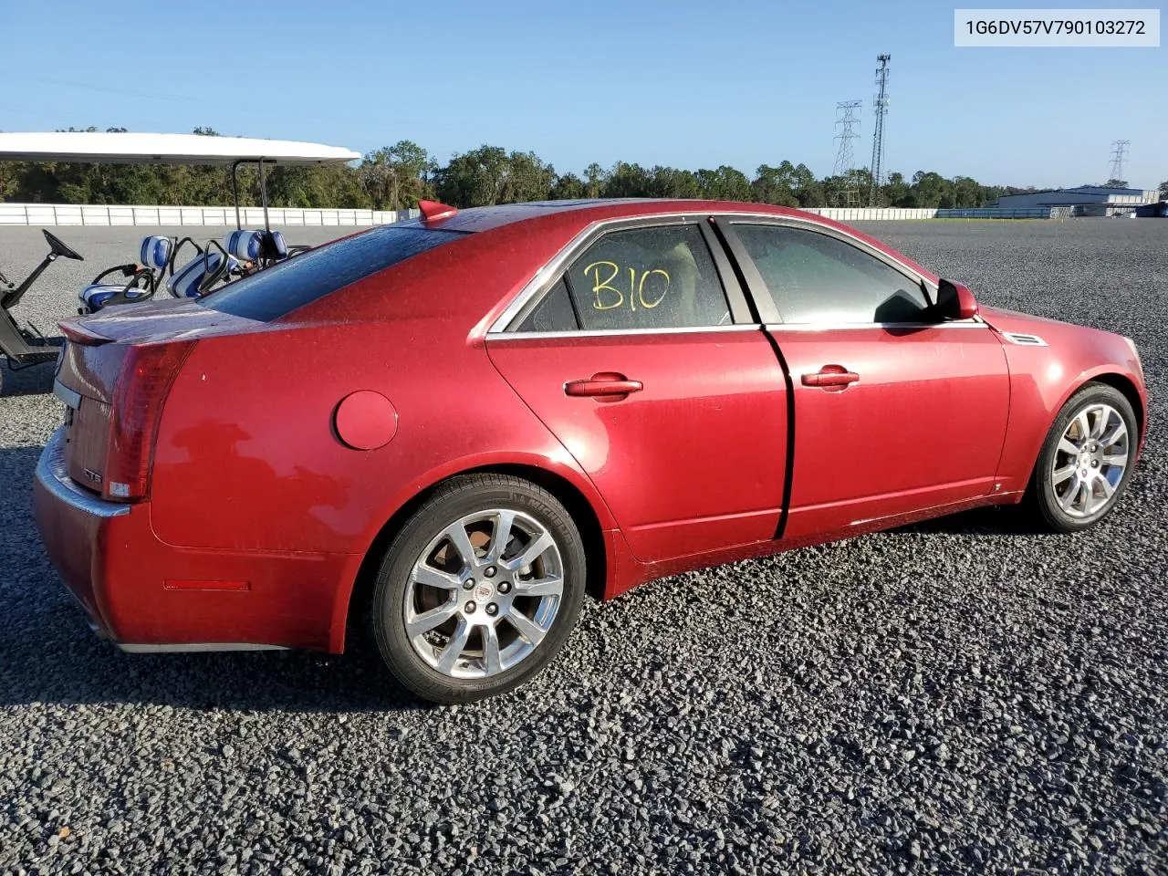 2009 Cadillac Cts Hi Feature V6 VIN: 1G6DV57V790103272 Lot: 78626424