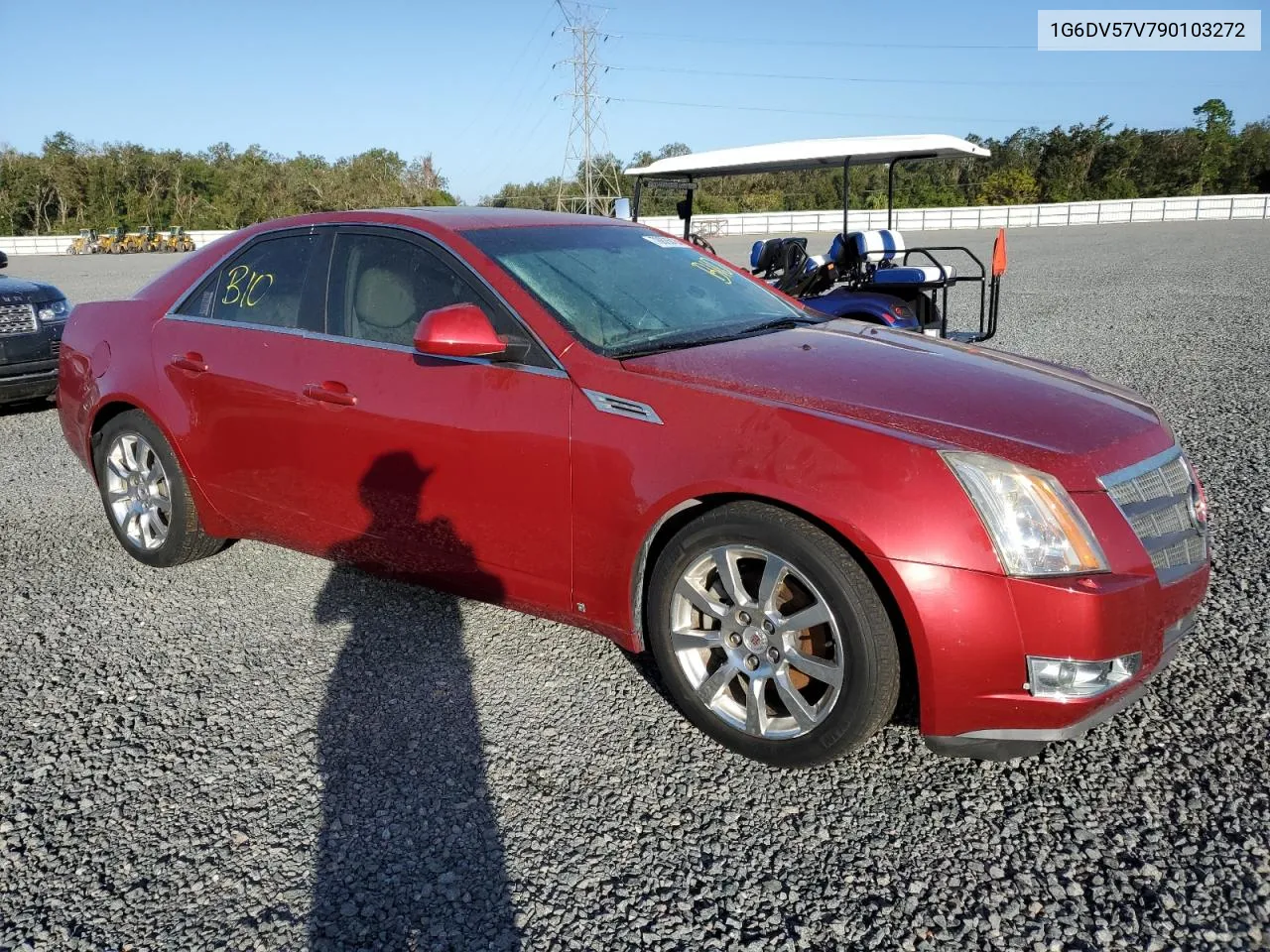 2009 Cadillac Cts Hi Feature V6 VIN: 1G6DV57V790103272 Lot: 78626424