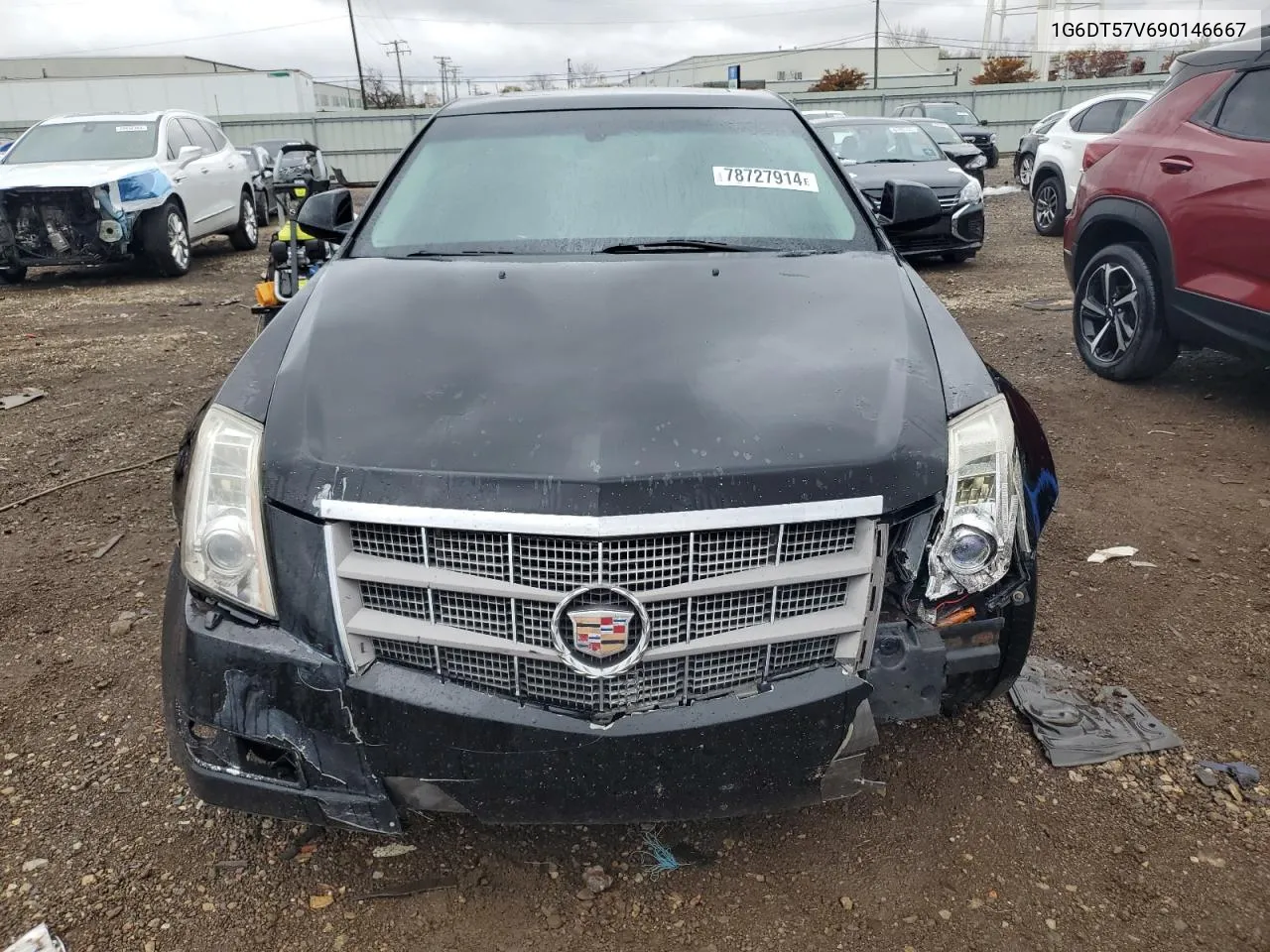 2009 Cadillac Cts Hi Feature V6 VIN: 1G6DT57V690146667 Lot: 78727914