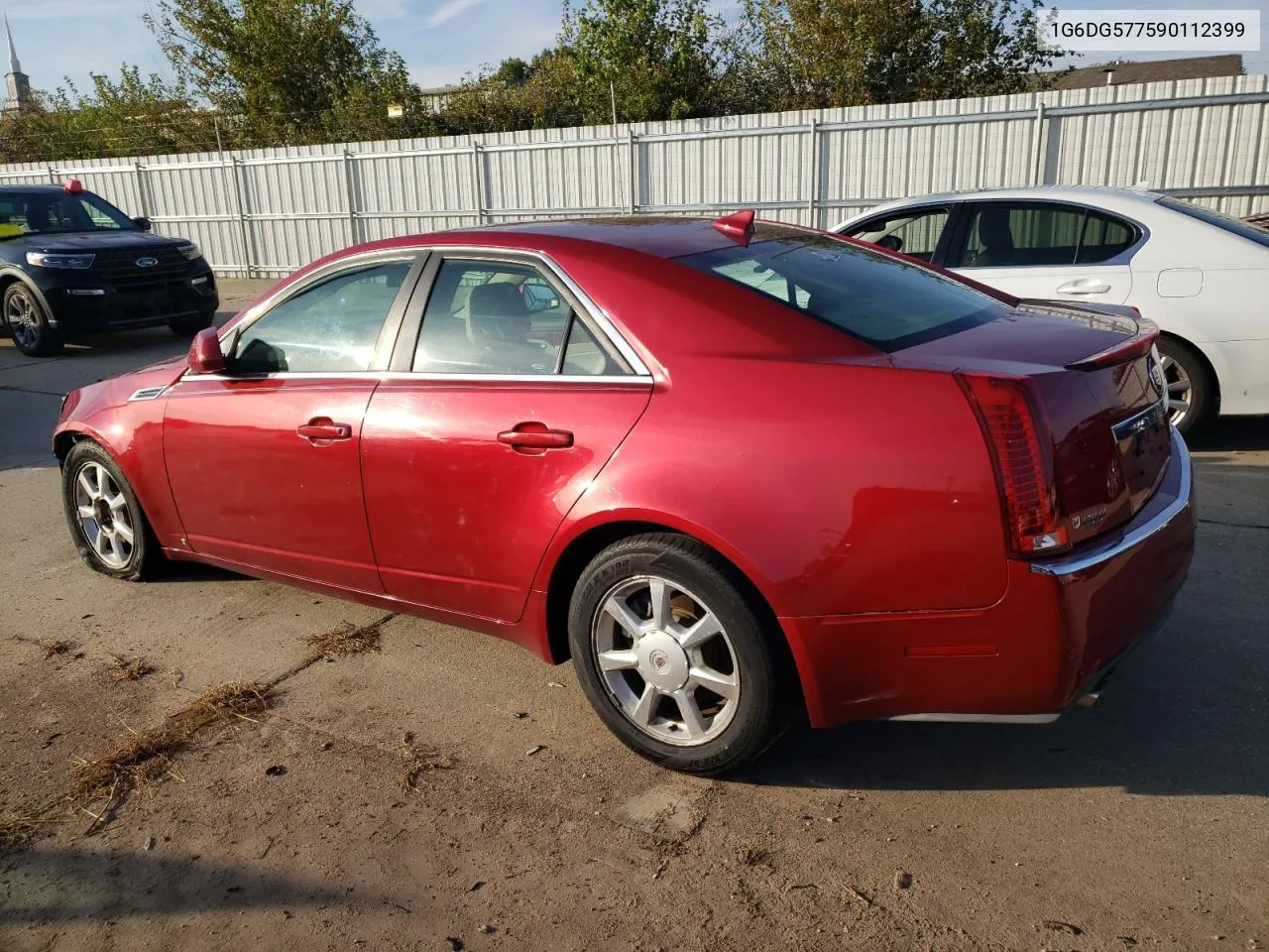 2009 Cadillac Cts VIN: 1G6DG577590112399 Lot: 78886084