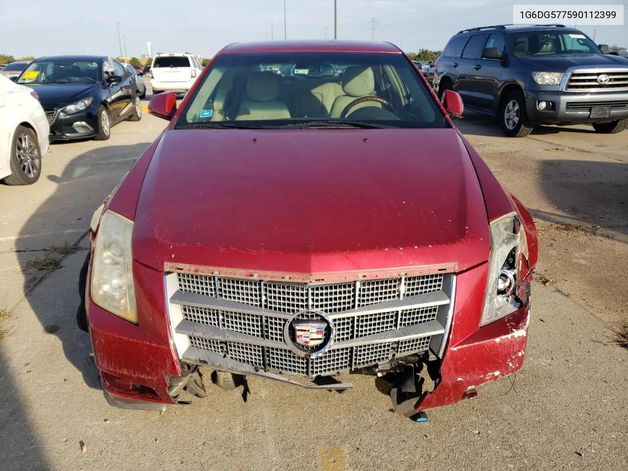 2009 Cadillac Cts VIN: 1G6DG577590112399 Lot: 78886084