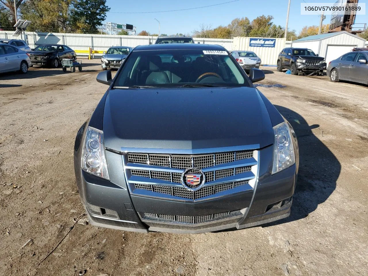 2009 Cadillac Cts Hi Feature V6 VIN: 1G6DV57V890161889 Lot: 78931454