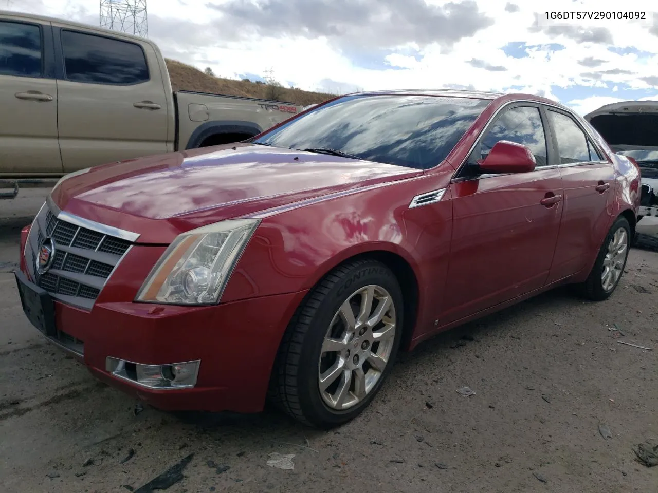 2009 Cadillac Cts Hi Feature V6 VIN: 1G6DT57V290104092 Lot: 79012654