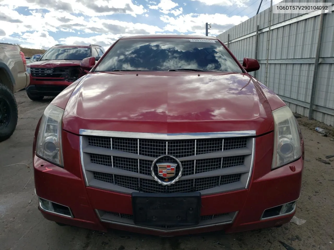 2009 Cadillac Cts Hi Feature V6 VIN: 1G6DT57V290104092 Lot: 79012654