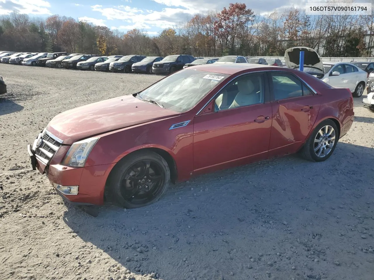 2009 Cadillac Cts Hi Feature V6 VIN: 1G6DT57V090161794 Lot: 79192764