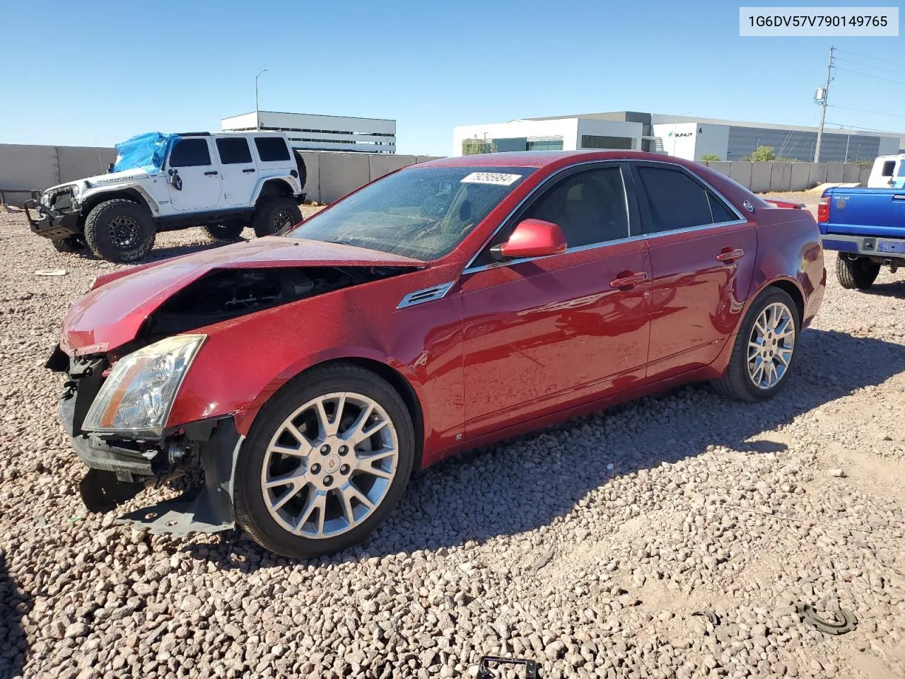 2009 Cadillac Cts Hi Feature V6 VIN: 1G6DV57V790149765 Lot: 79295984