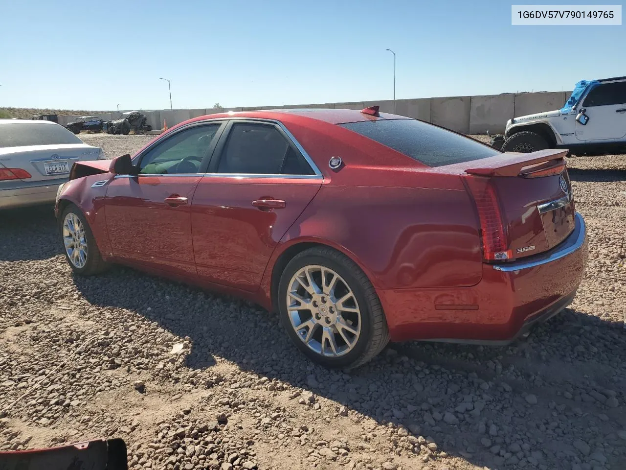 2009 Cadillac Cts Hi Feature V6 VIN: 1G6DV57V790149765 Lot: 79295984